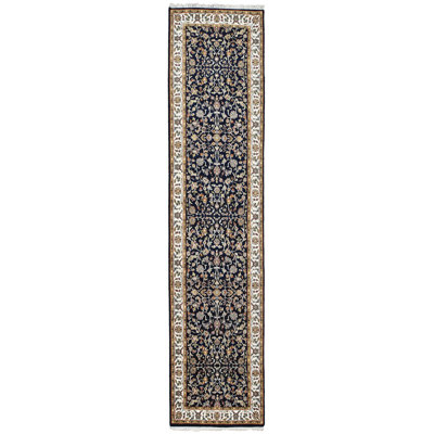 Tapis oriental en laine noué à la main 2 pi 8 po x 11 pi 7 po Fine Nain