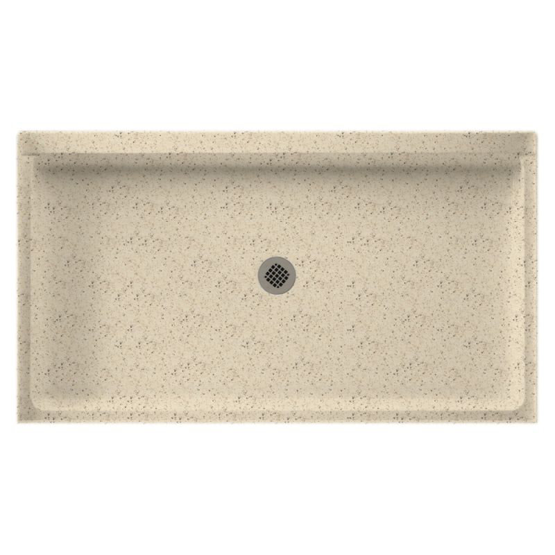 32'' W 60'' D Rectangular Single Shower Base, Tahiti Desert