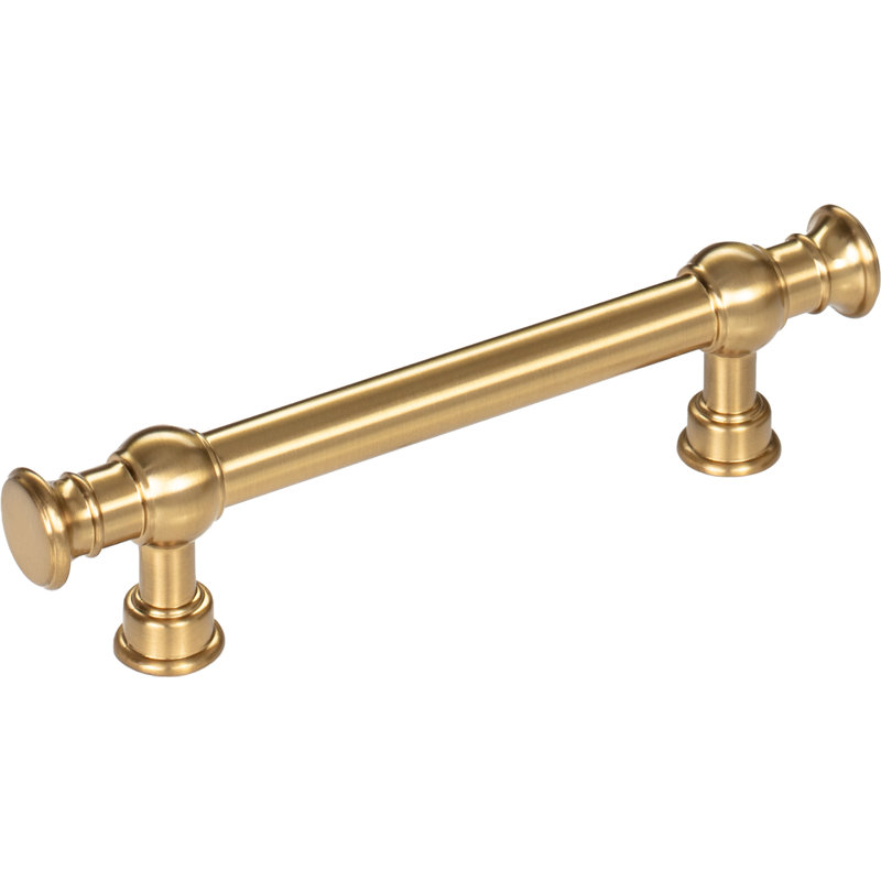 Regent's Park Bar / Handle Pull, 3 3/4" Center to Center, Honey Bronze
