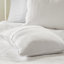 3 Piece Quilt Full/Queen, Reversible With Scalloped Edges, Microfiber Surface, 90% Cotton Fill, , Easy Caretaking, White, Country Charisma Full/Queen Edge , 2 Shams & 1 Quilt, Fabric, Inner, Machine-127222681-127222683