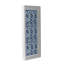 Sculptures murales modernes bleues et blanches suspendues - ensemble de 2 décorations d'art abstrait pour la maison - 12,5 po x 24,5 po | Idée de cadeau