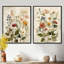 Art mural sur toile 2 fleurs rétro-1337294301-1076230899
