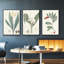 Ensemble de 3 pièces encadrées sur toile Soft Tropical IV-97706656-97706661