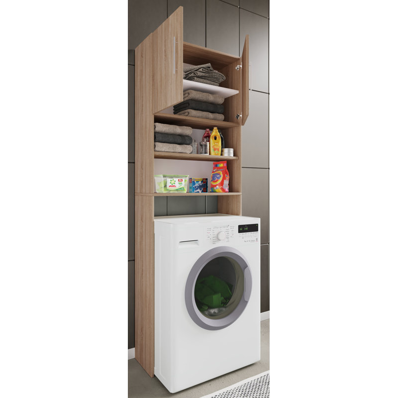 Prochora Stainless Steel Bathroom Cabinet, Honey oak