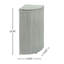 Poubelle d'extérieur Chloe 15,56 gallons-103764608