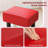 Stimpson Faux Leather Ottoman-351130911