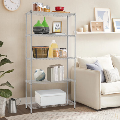 Suvam 36'' W Metal Shelving Unit