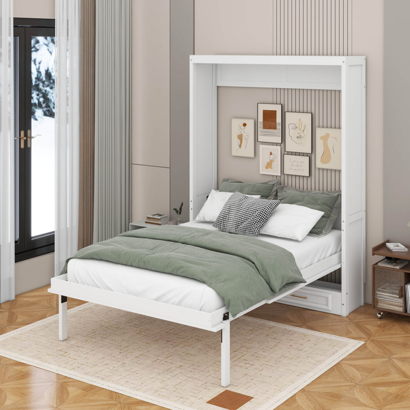 Full Size Murphy Bed With Drawers