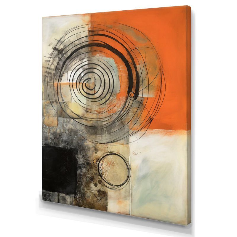 Mid Century Chromatics IV " Mid Century Chromatics IV " Print, 40" H x 30" W x 1.5" D, Wrapped Canvas