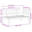 Rashann 133 cm W Solid Wood Patio Corner Sofa-1977034210