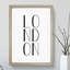 London - Picture Frame Typography-62802723-62802727