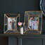 Anjana Recycled Glass and Gold Metal Photo Frame-1296000461