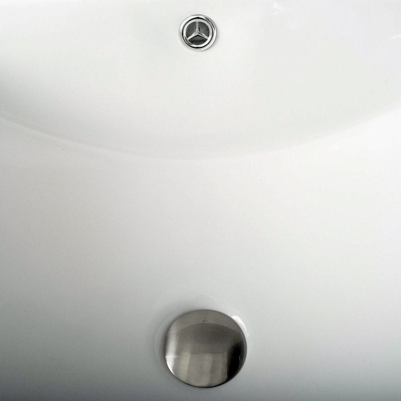 DAX 15.5'' Glossy Rectangular Bathroom Sink