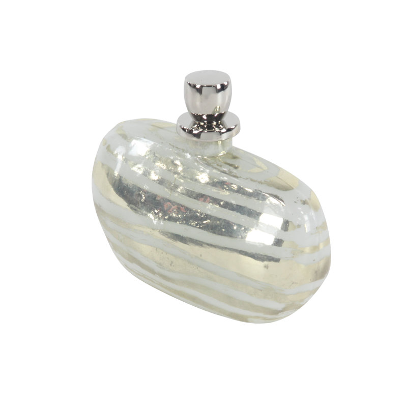 Banach Glass Decorative Bottle, 9"35 H x 12" W x 5"4 D