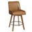 Extra-Wide 360° Swivel Bar Stool With Pocket Spring Seat & Solid Wood Base-1031658704