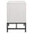 2-drawer Nightstand Bedside Table White