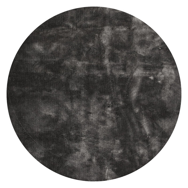 Kirby Solid Colour Hand Woven Area Rug, Round 200cm