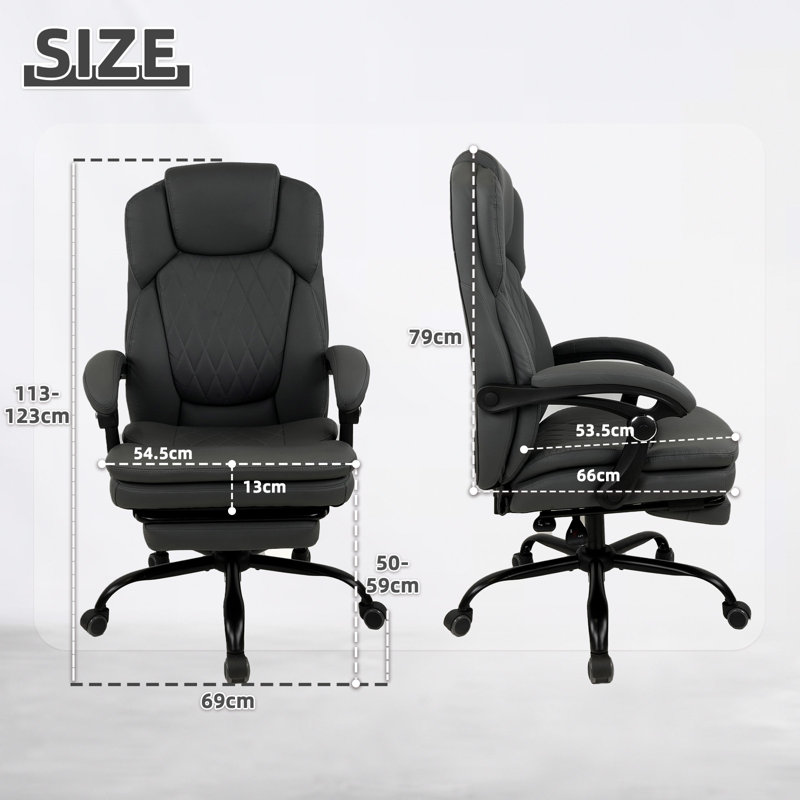 Annistin Executive Chair, Dark Grey