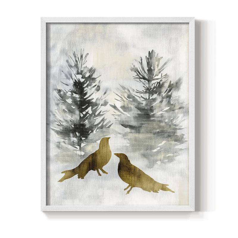 Reproduction encadrée - bois massif, H 11 po x l 9 po, Blanc