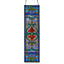 Panneau de vitrail vertical victorien 36 po Lani-45130074