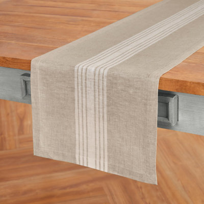 Farmhouse - 100% Pure Linen Table Runner