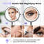 Adrieanne murale rechargeable avec grossissement 1X / 10X, bras extensible pivotant à 360 °, 3 lumières réglables de couleur