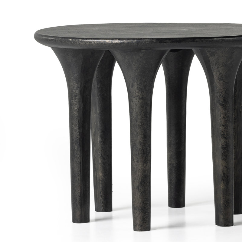Kelden End Table, Raw Black