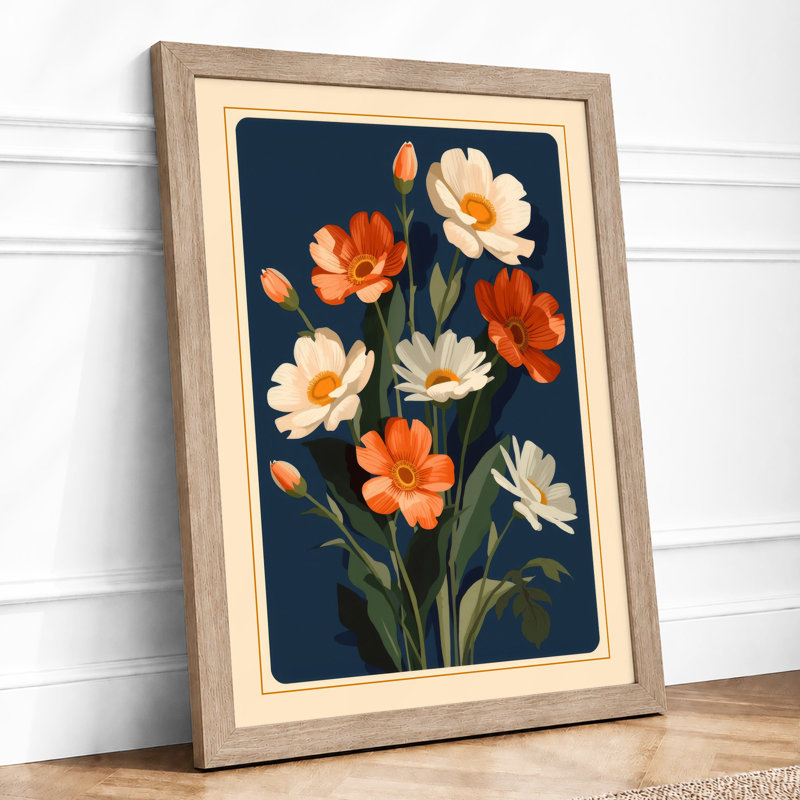 Flowering Stems Study Botanical - Print, A1 - 84.1 x 59.4 cm, Oak