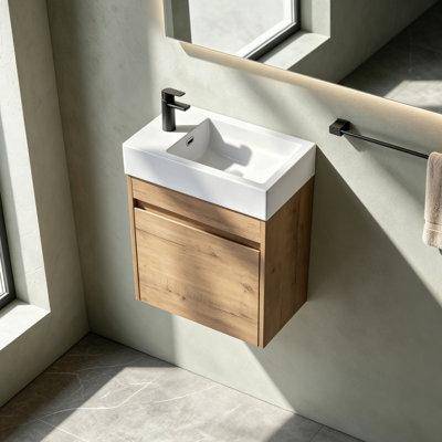 Meuble-lavabo flottant 18 po Aero (assemblé)