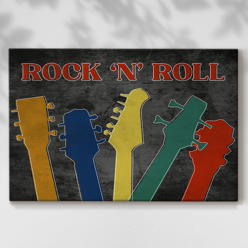 Toile tendue Rock and Roll-Gallery, H 12 po x l 18 po