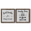 Chaussettes perdues - ensemble de 2 pièces d'art textuel sur toile-832097874-832097876
