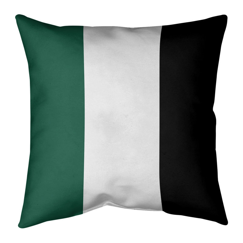 Housse de coussin, 14 po x 14 po, Blanc, Sergé de coton