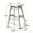 Bar Stool,Set Of 2 (Not Including Table)-448527174