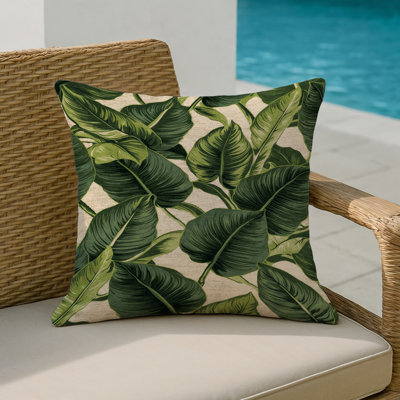 Indoor and Outdoor Throw Pillow