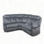 Canapé modulaire inclinable manuel à deux tons Dollum avec console USB et porte-gobelet Dollum-2022645181