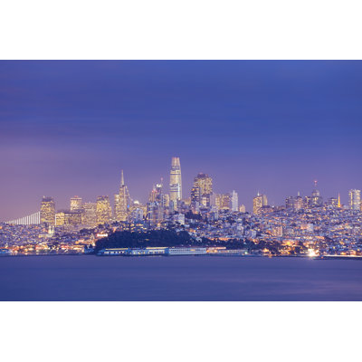 Breindel Night View Of San Francisco by Hstiver - Wrapped Canvas Print