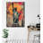 Stunning Decorative Canvas Painting, 27.6 x 39.4 inches | 50% Cotton / 50% Polyester, Digital Printing on Canvas | Sturdy 0.8 x 0.8 inches Wooden Frame, Perfect for Living Room or Office Décor, Eye-Catching Wall Art