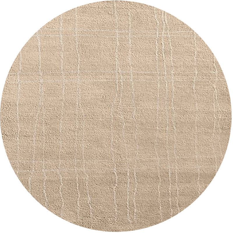 Tapis gris, Rond 7 pi