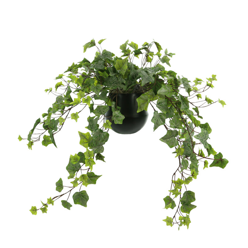 Lierre artificiel en pot 14 po Garnes