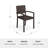 Martha Stewart Bedford 7Pc Outdoor Rattan Wicker Patio Dining Set With 6 Stack Chairs And 62" Table-109713910