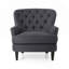 Fauteuil club + repose-pieds