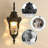 Outdoor Wall Light Fixtures,Exterior Wall Lantern Waterproof Sconce Porch Lights Wall Mount With Hammered Glass Shade,(Bulb Not Included)-1661836130