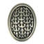 YACHT CLUB OVAL KNOB IN ANTIQUE NICKEL PLATE