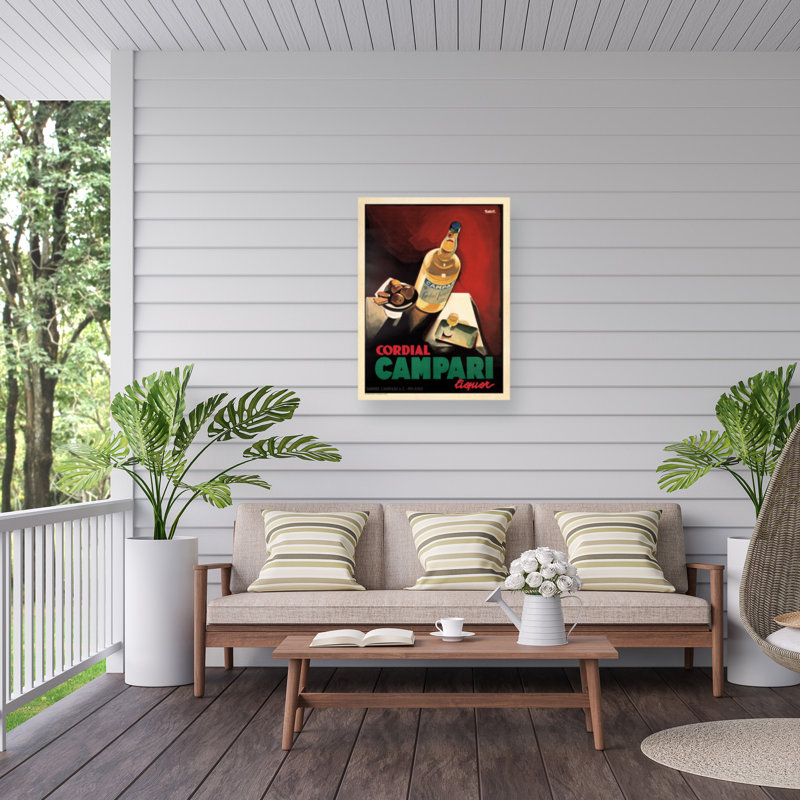 Toile d'extérieur Marcus Jules Campari, H 35 po x l 47 po