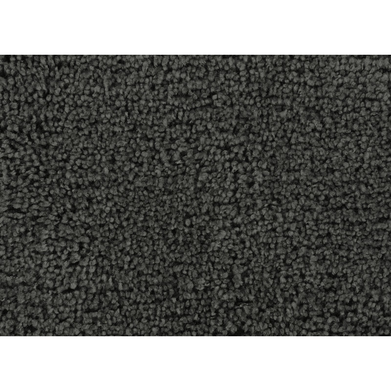 Treye Billie-Mae Nylon 2 Piece Bath Rug Set with Non-Slip Backing, Dark Gray