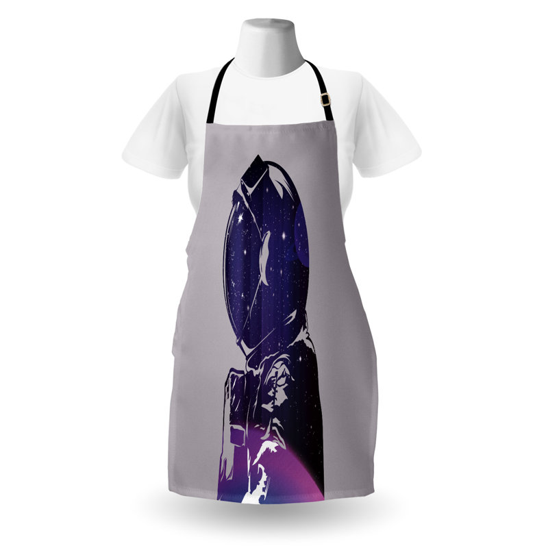 No Pattern Bib Apron