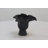 Aceves Floral Inspired Abstract Vase With Linear Grooves-1169312311