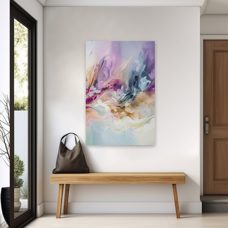 Watercolor Swish Ii - Abstracts Contemporary Soulouses, H 60 po x l 40 po