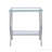 Chrome Glass Square Top End Table