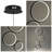 Corla 5 - Light Matte Black LED Pendant